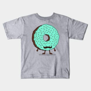 The Mustache Donut Kids T-Shirt